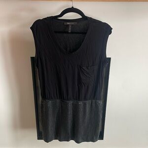 BCBG Sequined Tshirt Dress